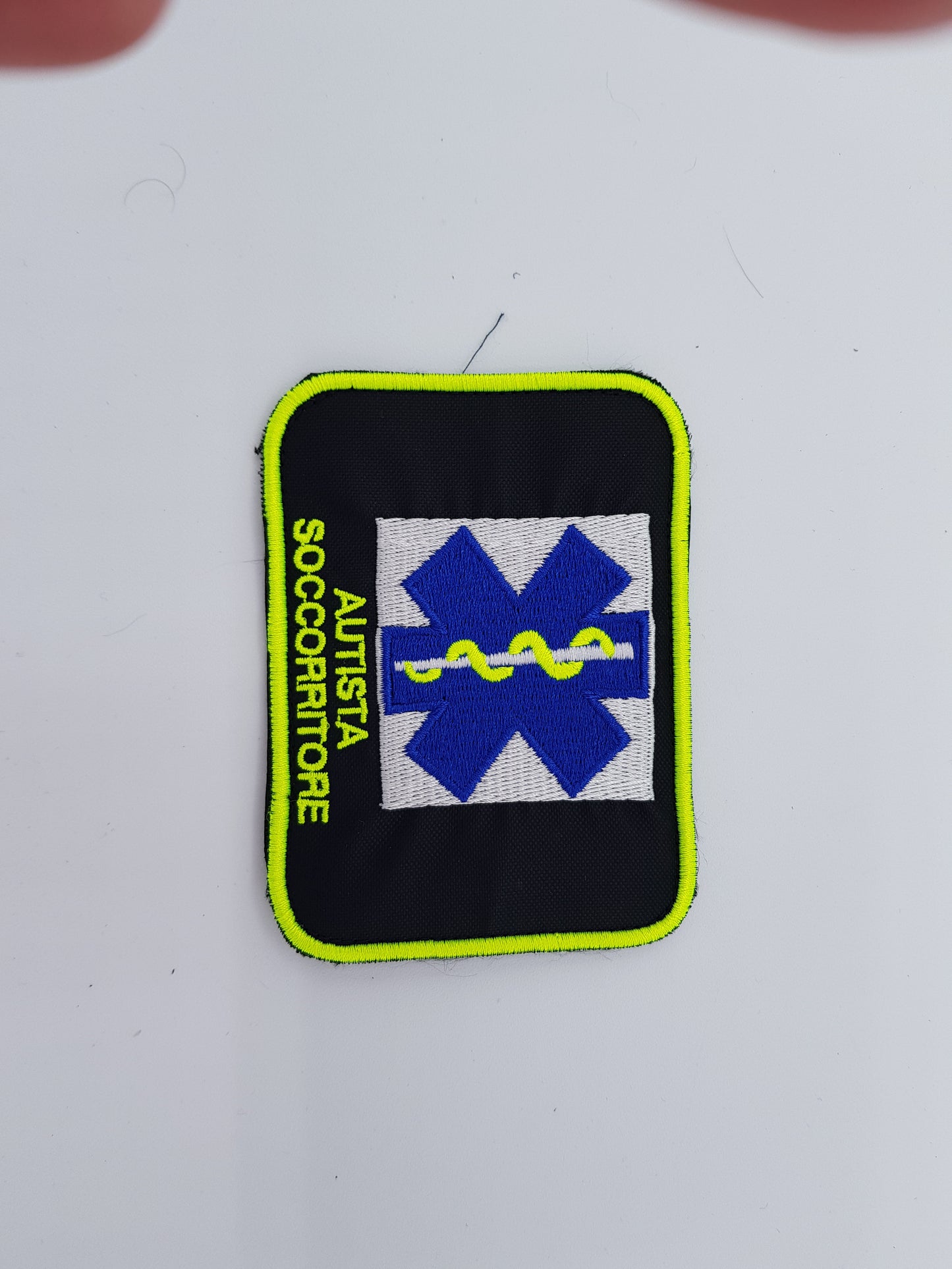 Patch con velcro  con qualifica operatore